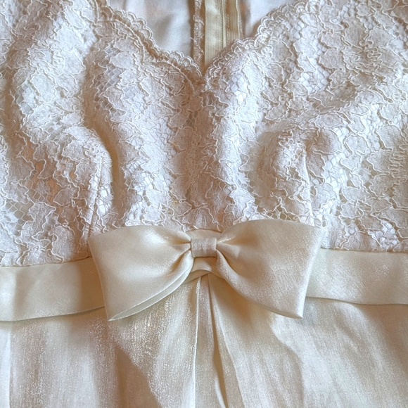 Vintage Ivory Dress, XS/S - Picture 6 of 10